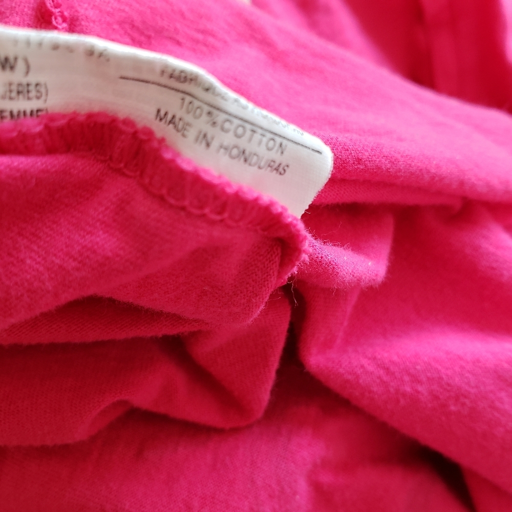 Just my Size Plus Size 4X Cotton Pink Tshirt - Picture 6 of 7